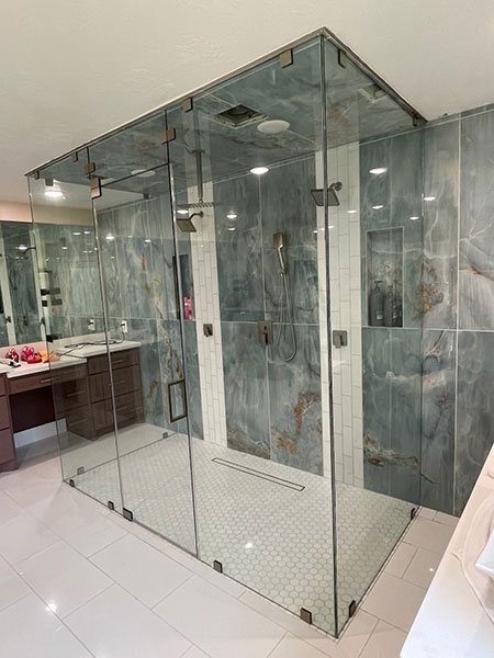 5-Piece Frameless Shower