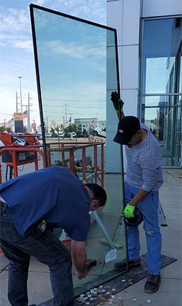 Commercial Glass Doors Installation